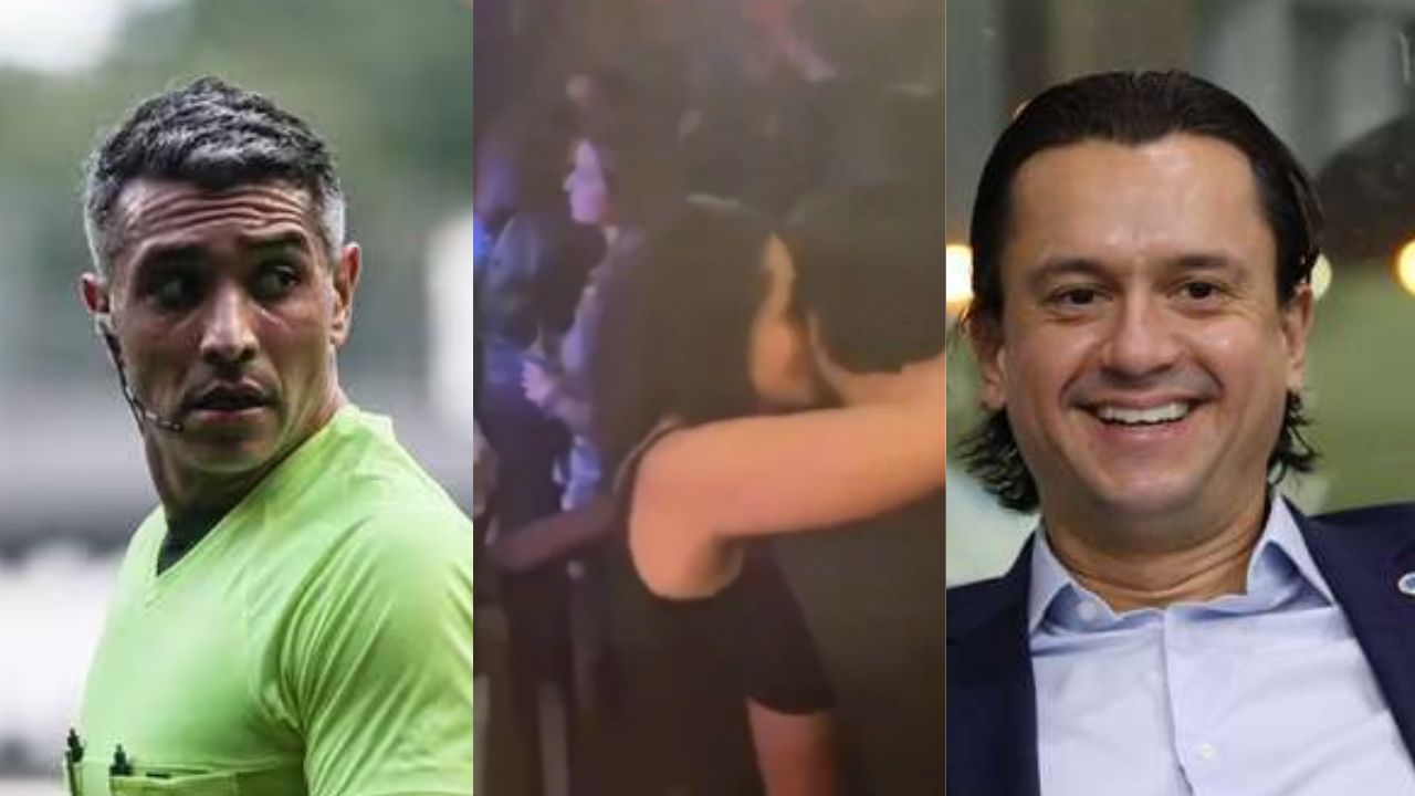 Olho no lance! Presidente do Cruzeiro é visto com esposa de árbitro em balada