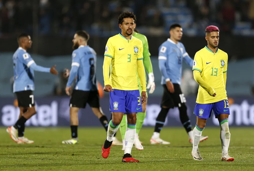 Derrotada pelo Uruguai, Seleção perde invencibilidade de 37 jogos nas eliminatórias
