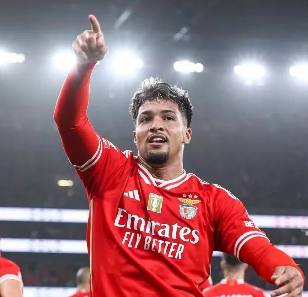 Marcos Leonardo estreia com lindo gol na goleada do Benfica sobre o Rio Ave no Campeonato Português