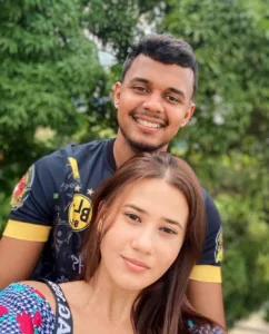 Syang e seu marido Leandro ( Foto: Redes Sociais)