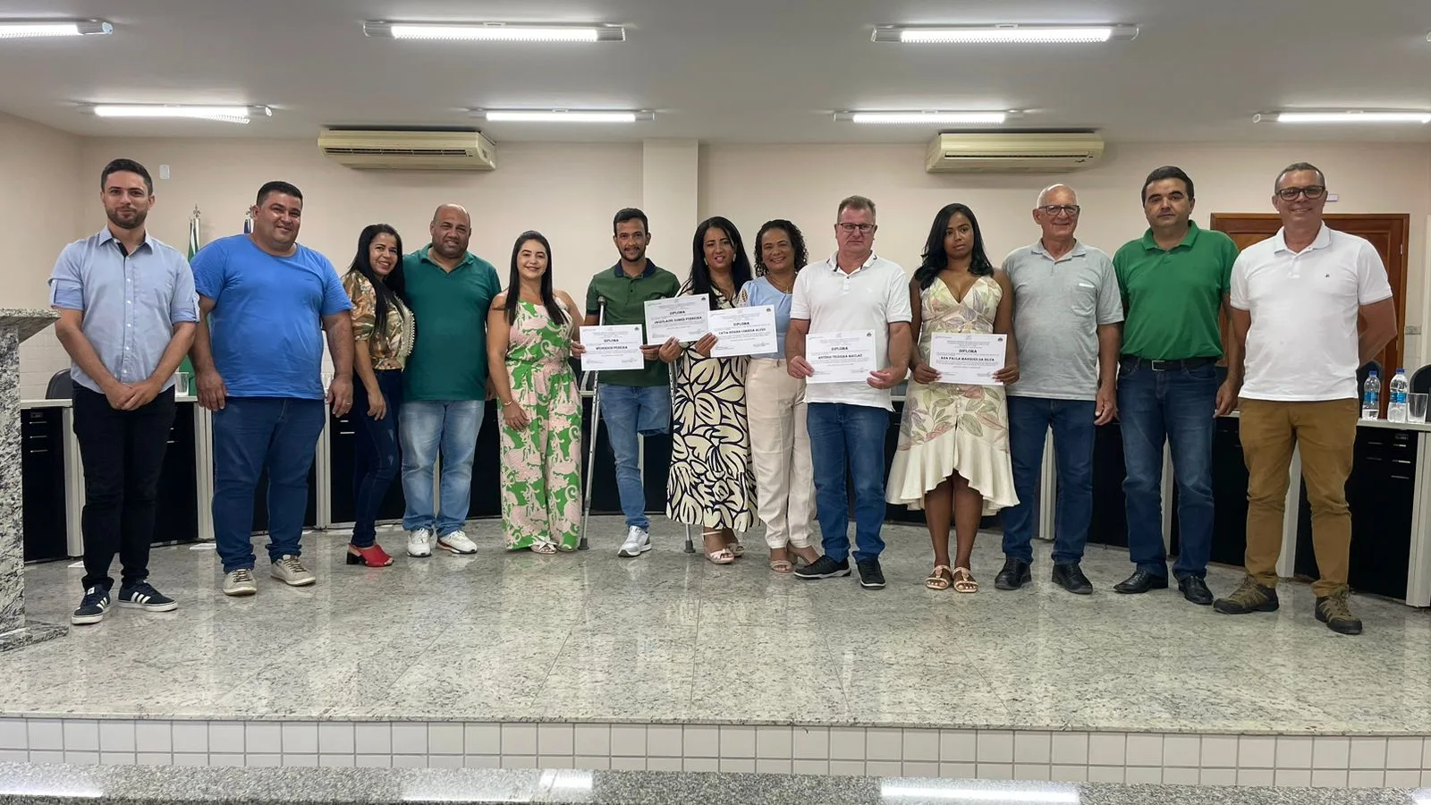 Conselheiros tutelares eleitos em Barra de São Francisco tomam posse em cerimônia na Câmara Municipal