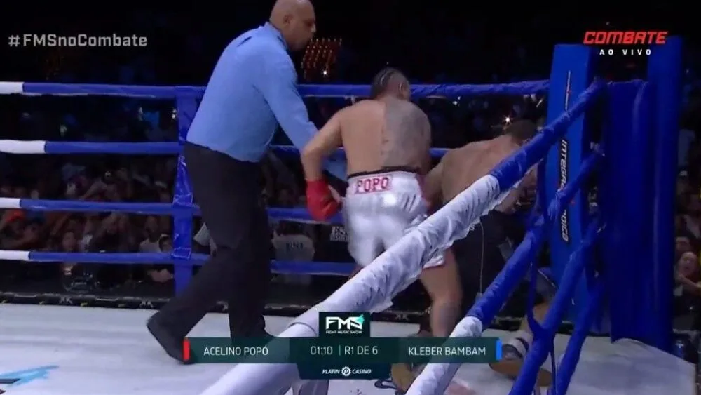 Popó nocauteia Bambam em 36 segundos no Fight Music Show 4