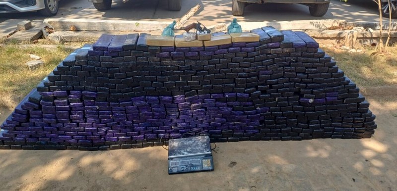 Polícia apreende mais de meia tonelada de maconha no Sul do ES