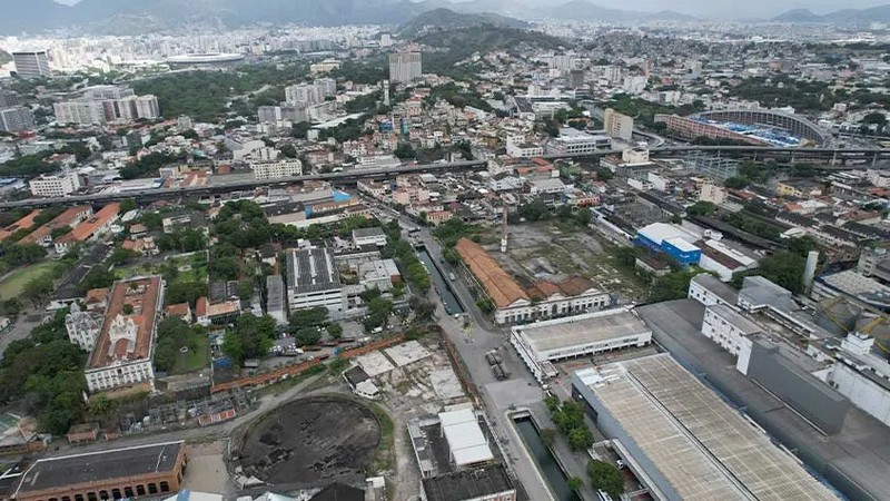 Local do Estádio do Flamengo