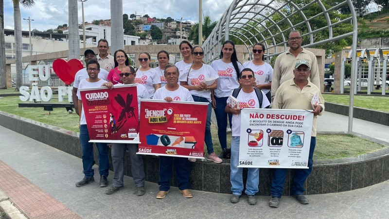 Agentes da Vigilância Ambiental em Saúde iniciam semana de conscientização contra a dengue em Barra de São Francisco