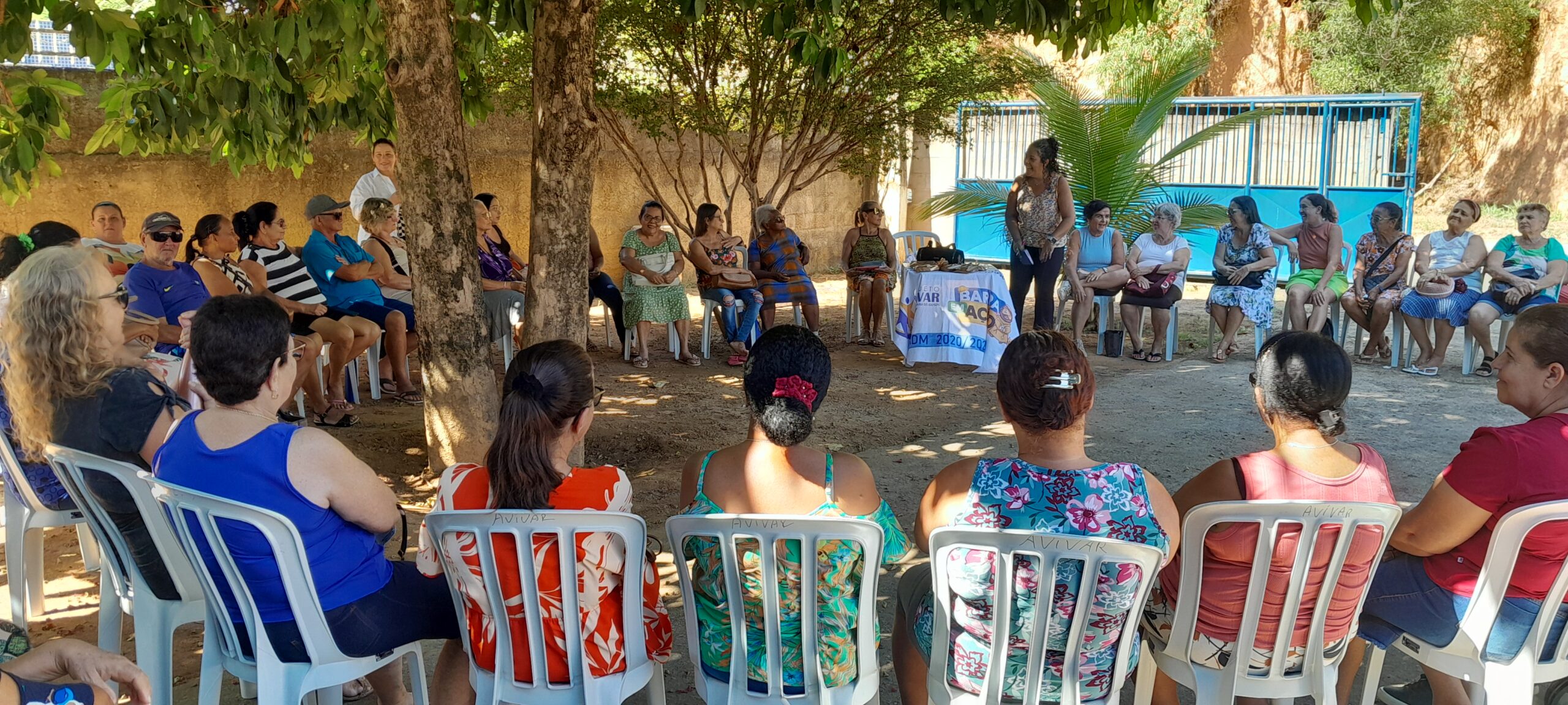 Projeto Avivar de Barra de São Francisco promove roda de conversa sobre prevenção e promoção da saúde mental para idosos